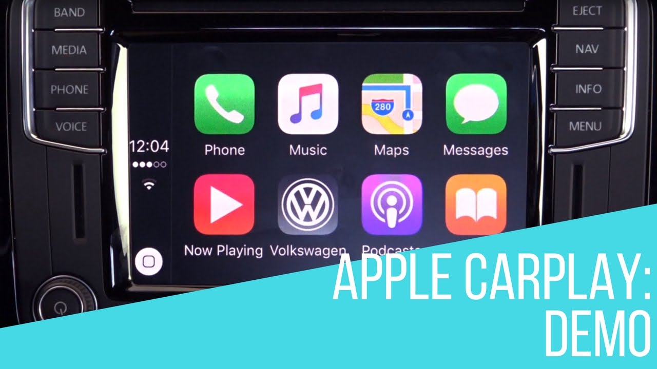 Volkswagen and Apple CarPlay Demo YouTube