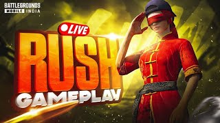 BGMI LIVE TEAMCODE 🛑 |BGMI 4.3 UPDATE | RUSH MODE ON 🔥