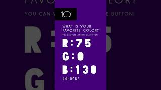 Indigo - WHAT IS YOUR FAVORITE COLOR? - (SHORTS)