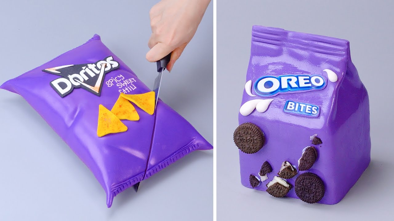 💜 Dekorieren Sie Ihren LILA Schokoladenkuchen Nach Herzenslust 🍫 Einfache Kuchen