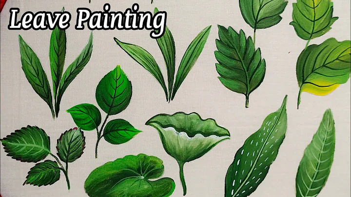 Online Class Fabric Painting for Beginners Series Day 14 How to paint Leaves on cloth
