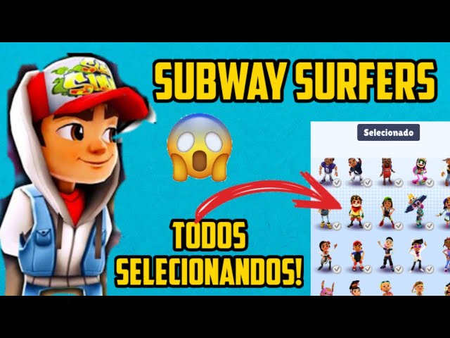 como obter todos os personagens do subway surf 2022 