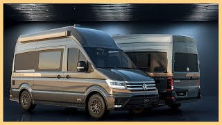 Camper Vans der Globe Traveller Falkon Serie
Die Globe Traveller Falcon Serie bietet hochwertige Wohnmobile basierend auf dem Volkswagen Crafter. Diese Serie zeichnet sich durch folgende Hauptmerkmale aus:
1. Einzigartiges Interieur und hohe Funktionalität
2. Sehr hohes Dach mit einer Innenhöhe von bis zu 207 cm
3. Standardtüren des Kastenwagens für bequemen Zugang zur Garage
4. Komplett wintertauglich dank Doppelboden und guter Isolierung
Modelle
Falcon 2XS
- Länge: 599 cm
- Höhe: 300 cm
- 2 Sitzplätze und 2 Schlafplätze
- Ausklappbares Sofa in der Mitte
Falcon 2Z
- Länge: 684 cm
- Breite: 204 cm
- Höhe: 295 cm
- 2 Sitzplätze und 2 Schlafplätze
- Großes, bequemes Bett im hinteren Teil (199 cm x 165 cm)
Falcon 2YS
- Länge: 599 cm
- Breite: 204 cm
- Höhe: 295 cm
- 2 Sitzplätze und 2 Schlafplätze
- Großes, bequemes Bett 205 cm x 124 cm
Technische Details
- Motor: 2.0 l VW Crafter mit 177 PS
- Automatikgetriebe standardmäßig
- 4Motion (Allradantrieb) optional verfügbar
- Emission: EURO 6
Ausstattung
- Bordküche
- Integriertes Badezimmer mit Toilette
- Geräumige Duschwanne (107 cm x 67 cm im Falcon 2Z)
- Doppelboden: 16 cm Camper Vans der Globe Traveller Falkon Serie