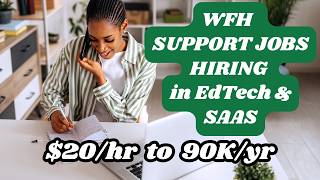 3 Remote Support Jobs in EdTech, AI &amp; Payment Processing | Up to $90K Hiring Now 2026