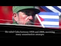 Cuban revolutionary Fidel Castro dies at 90