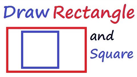MSW Logo - Draw square and Rectange using Logo