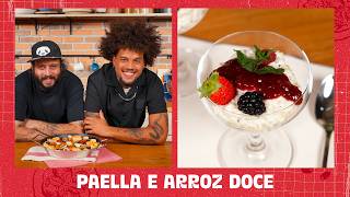 PAELLA E ARROZ DOCE