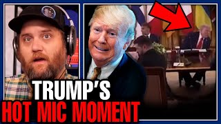 Donald Trump Hot Mic Moment Causes MELTDOWN, He DENIES Boots On The Ground To Ukraine & More