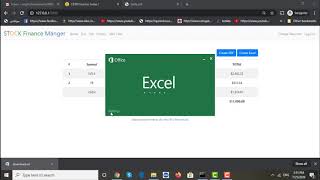 CS50 Final Project : Stock Finance Manger