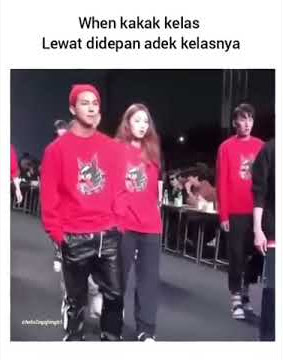 dj enak cara kakak kelas lewat depan adek kelasnya