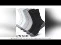 6/12 Pairs Men's Outdoor Gym Socks High Quality Comfortable Soft Ground-Gripping Football Large Size