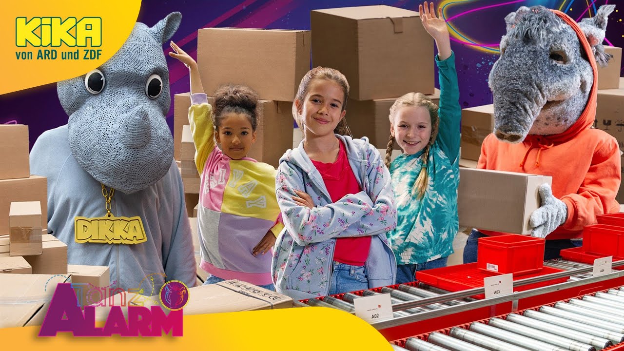 TanzTapir als Lagerist - DIKKA | TanzAlarm | Mehr auf KiKA.de