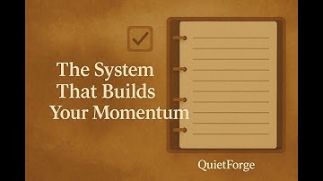 The System That Builds Your Momentum - Forge The Workflow (QuietForge Ep.32)