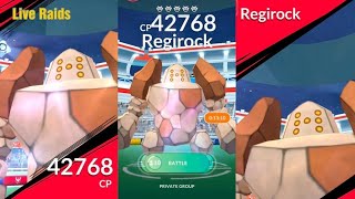 Live Regirock Raids | Pokemon Go | Yagnik009