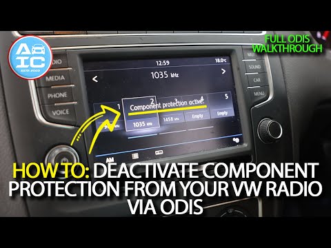 How To: Deactivate Component Protection From Your VW Radio Via ODIS