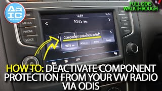 Chub City Volkswagen Bus ラジオコントロール 動作未確認 How To: Deactivate Component Protection From Your VW Radio