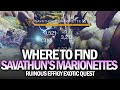 Savathuns Marionettes - Where To Find Them / Locations Guide [Destiny 2 Season of Arrivals]