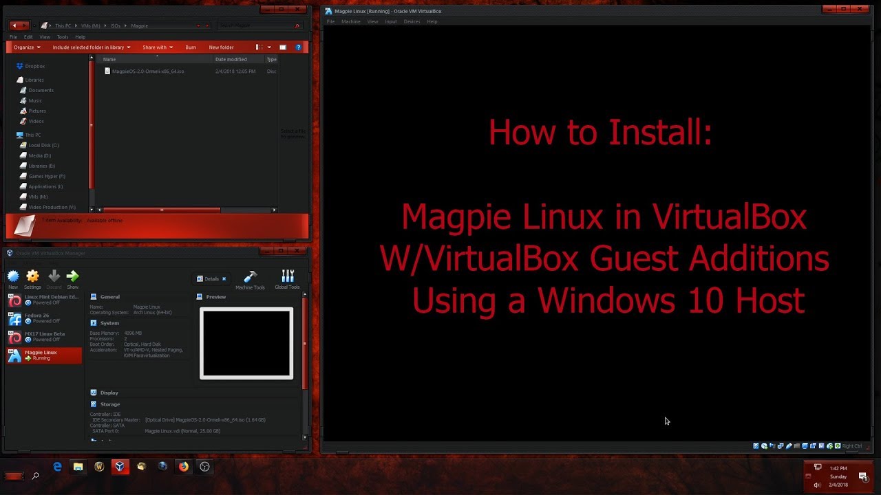 How to Install Magpie Linux in VirtualBox W/VirtualBox Guest Additions ...