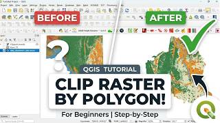 QGIS Learning 009 : Clip Raster by Polygon in QGIS (Step-by-Step for Beginners)