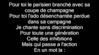 Video thumbnail of "Keen'v generation sexe drogue et vodka ( paroles )"