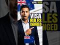 Work Visa Rules Changed