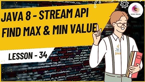 Stream API Reduce | Find Max And Min Number Using Streams | Java 8 Features