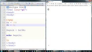 Podstawy PHP - 13. Operatory arytmetyczne w PHP