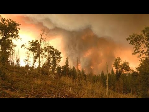 Extreme heat intensifies battle against wildfires in the West - YouTube