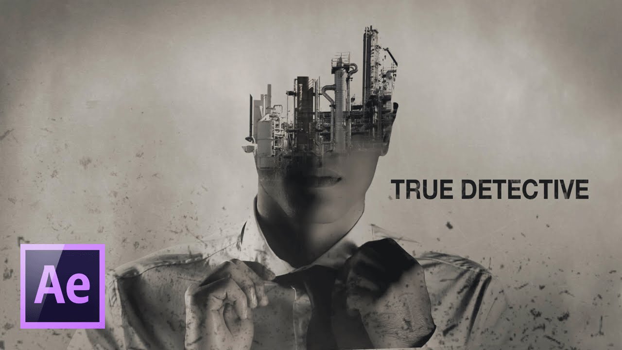 ⁣Эффект двойной экспозиции в After Effects (True Detective).