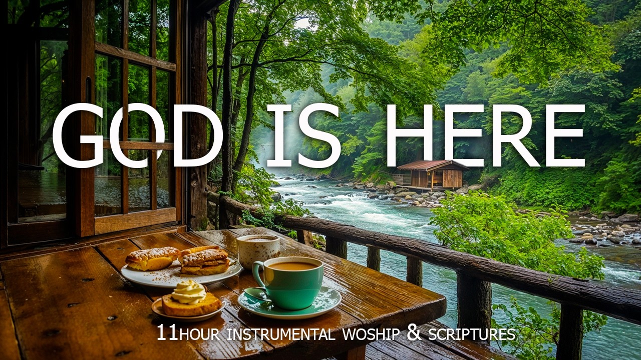 GOD IS HERE | Calming Scriptures with Soft Gospel Piano | Christian Instrumental