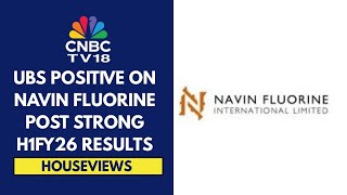 UBS Bullish On Navin Fluorine, Says Biz Momentum To Continue Due To Improved CDMO Visibility