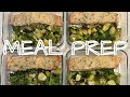 KETO LUNCH MEAL PREP - Quick and Easy parmesan crusted salmon #mealprep