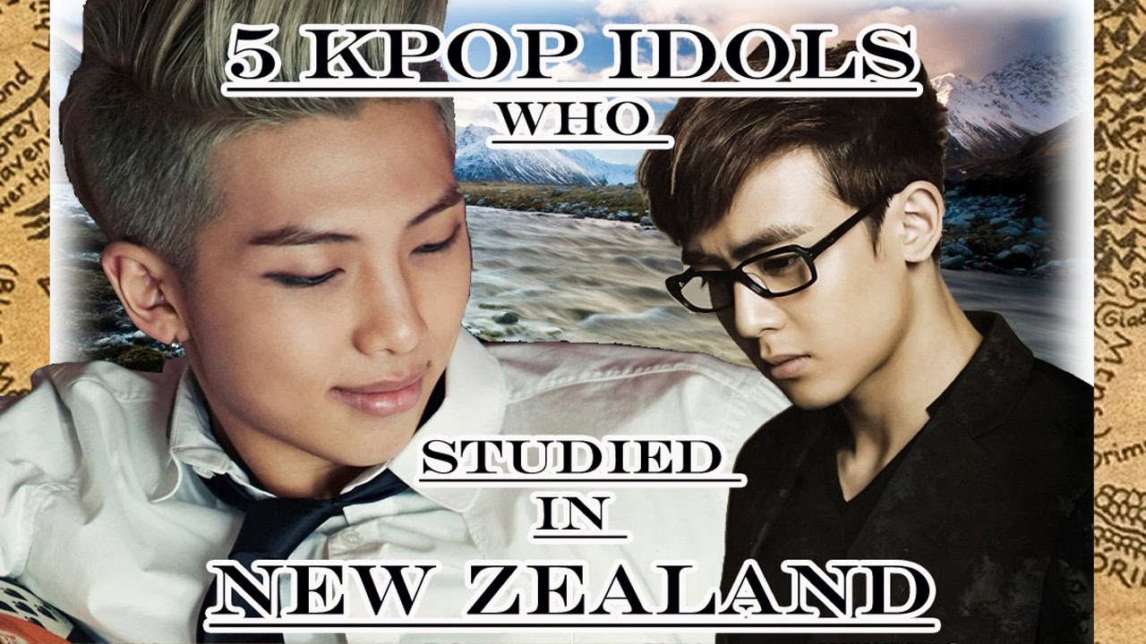 5 Kpop Idols Who Studied In New Zealand Youtube