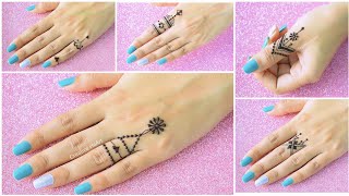 Cute Trendy Ring Mehndi Designs😍 | Unique Ring Mehndi Designs