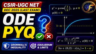 Master Initial Value Problems: CSIR NET Dec 2025 Latest PYQs Solved! | CSIR UGC NET 2026