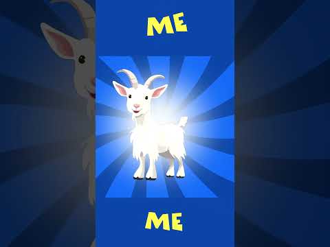 Коза едет на ферму Ме ме Ме - Паровозик Чом. Песенка про животных #песенкадлядетей #крошкаантошкаtv