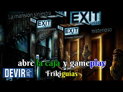 Exit: The Game - La Mansión Siniestra y El Museo Misterioso - Devir - Abre la Caja y Gameplay