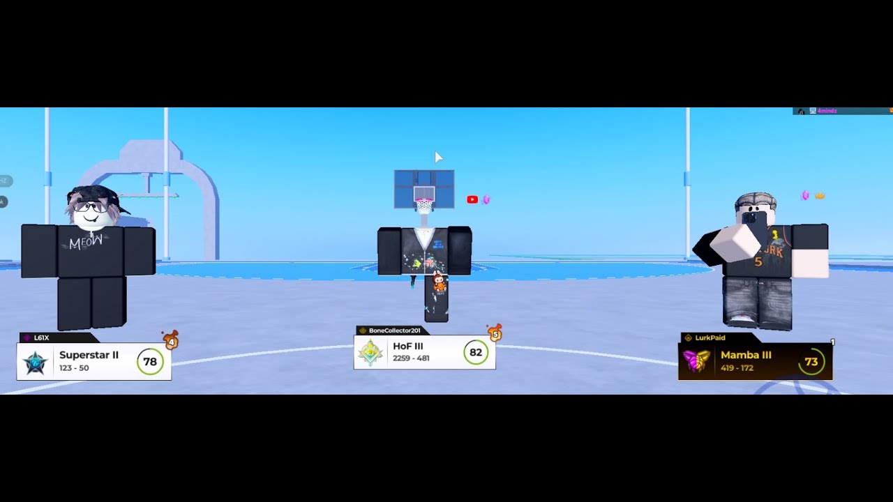 MY TRIO BEAT @RealBoneCollector201  (Roblox Hoopz🏀)