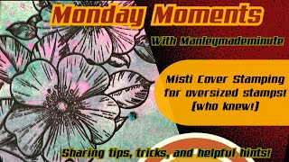 Did you know you can use the outside of your Misti for stamping??