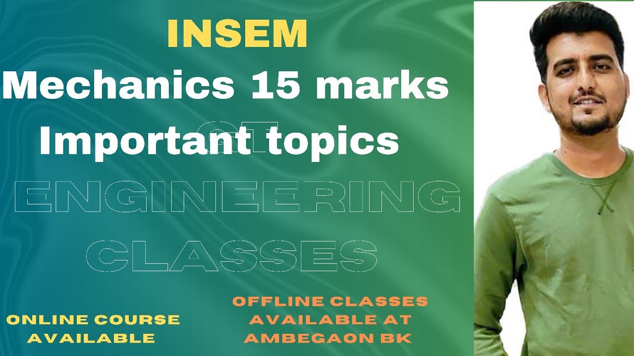 Important topics of insem mechanics - YouTube