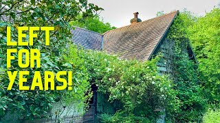 We Find An ABANDONED House Tucked Away In The TREES! Tons Left Behind