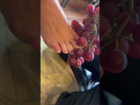 Amie's Feet vs The Grapes - UK Foot Fetish Party Games #feet #foot