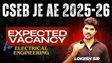 CSEB JE 2025/26  Expected Vacancy ? | CSEB JE AE OFFICIAL Notification OUT | CSPDCL  #csebje #cspdcl