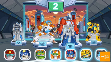 Transformers Rescue Bots Disaster Dash Hero Run Team The Rescue Bots Together | Mobile Games 4 Kids