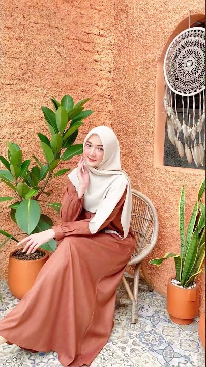 jual baju katun wanita gamis casual terbaru