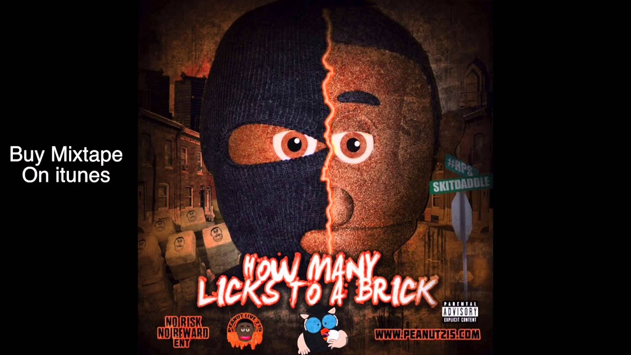 how many licks to a brick