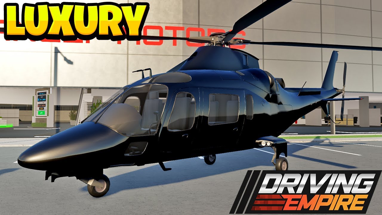 RICH MAN BUY $6 MILLION PRIVATE HELICOPTER in Roblox Driving Empire