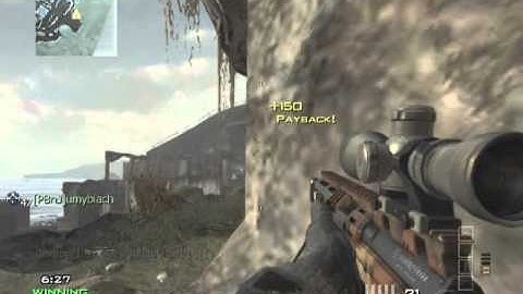 CoD MW3 Gameplay: 360 No scope