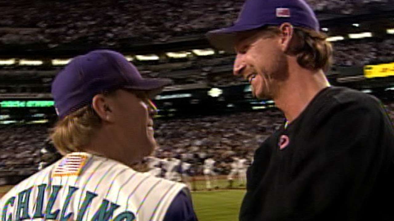 2001 NLDS Gm1: Schilling finishes shutout over Cards
