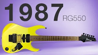 1987 Ibanez RG550 Guitar Salvage & Restoration - Desert Sun Yellow